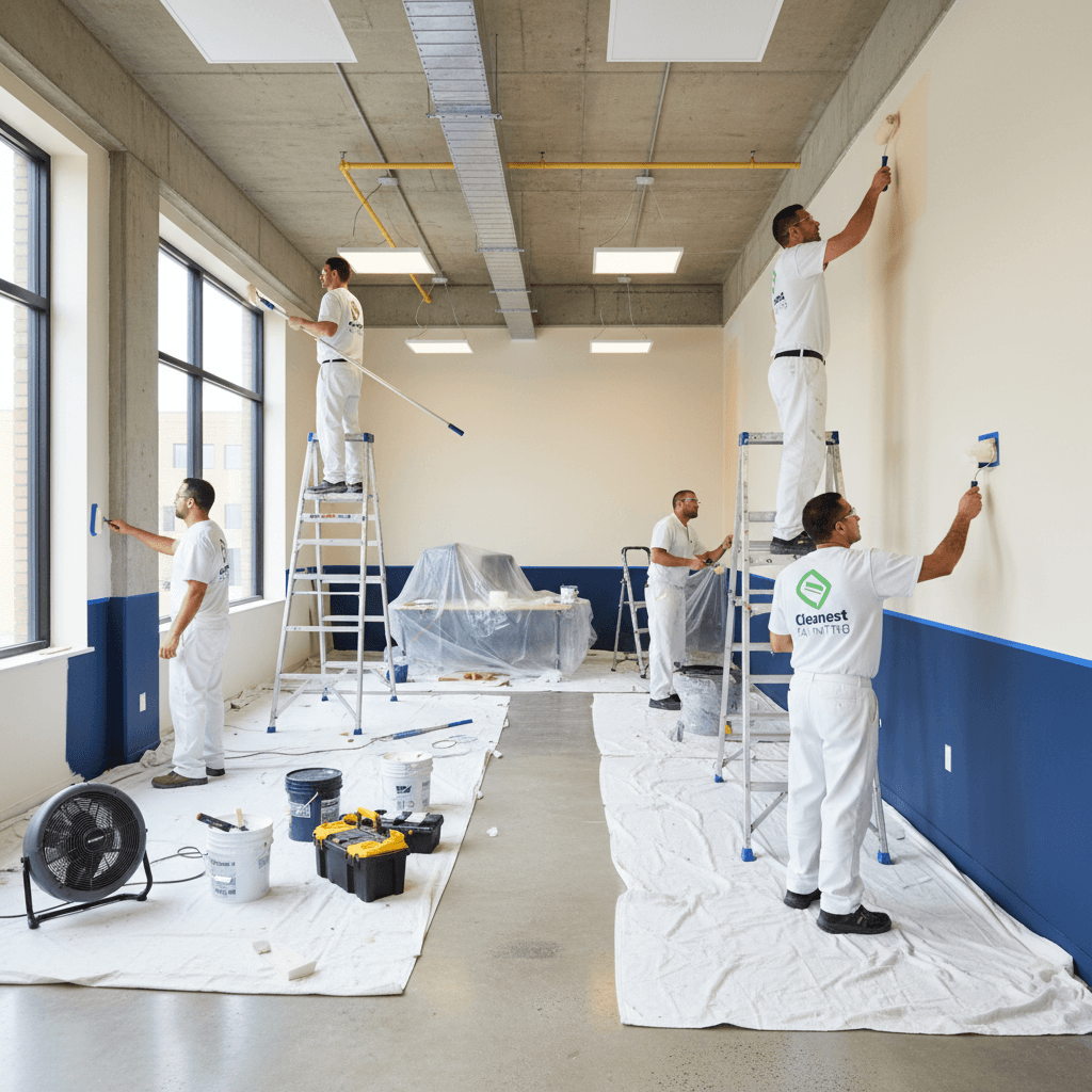 Professional Commercial Painting That Minimizes Downtime